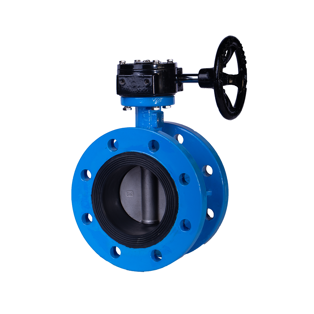 شیر پروانه فلنجدار بدنه فولادی دیسک استیل  - مقاوم و صنعتی | بردیا صنعت